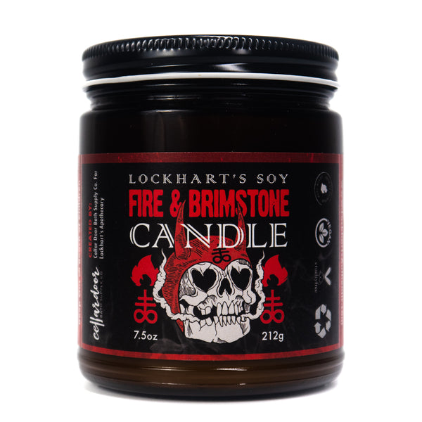 Lockhart’s x Cellar Door Fire and Brimstone Soy Candle